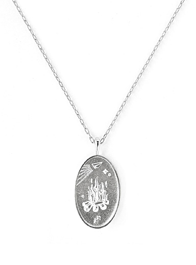 WellDunn: Le collier pendentif signe du zodiaque en argent G&eacute;meaux 