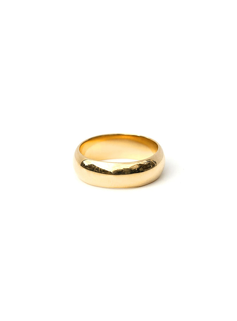 wellDunn Assorted Jordan rounded gold vermeil ring