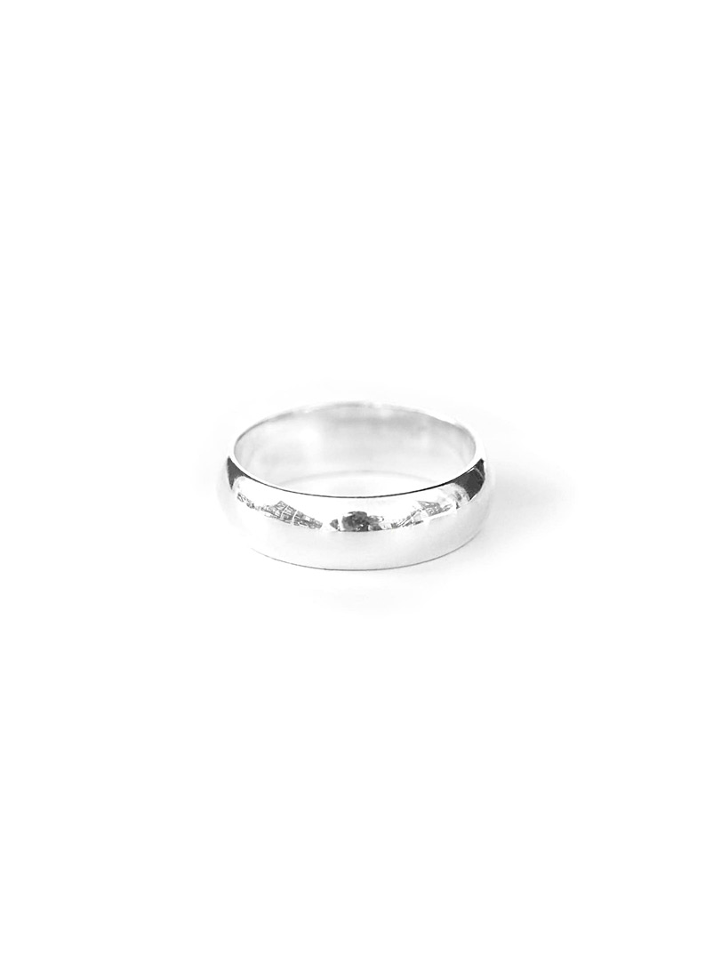 wellDunn Silver Jordan rounded silver ring