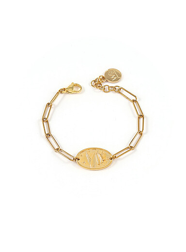 WellDunn: Le bracelet signe astrologique dor&eacute; Exclusivit&eacute; Fabrique 1840 Balance