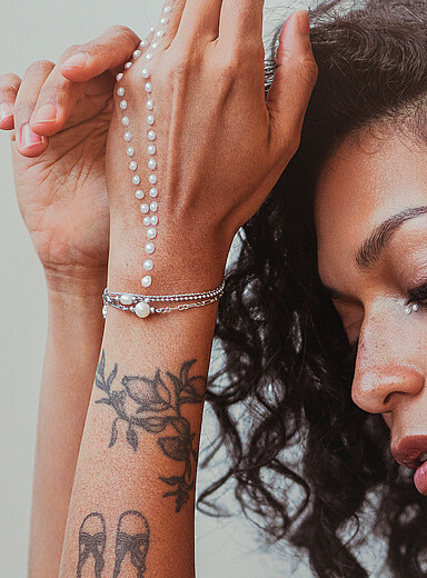 Andrina silver bracelet