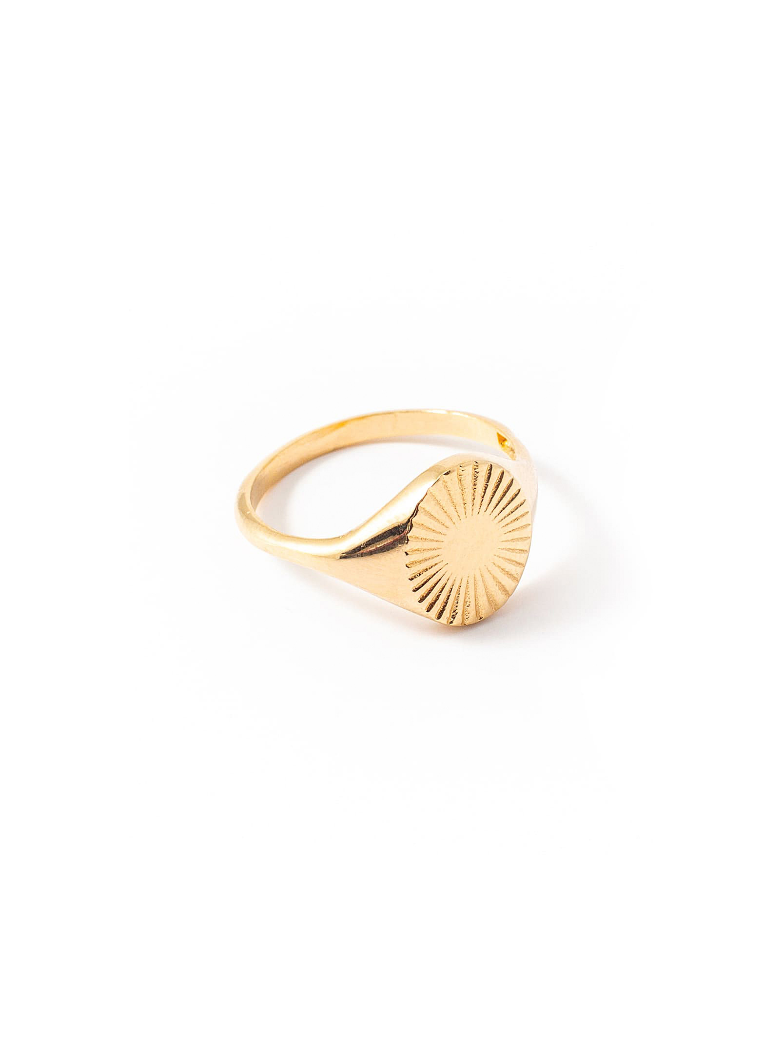 WellDunn - Oro gold vermeil signet ring