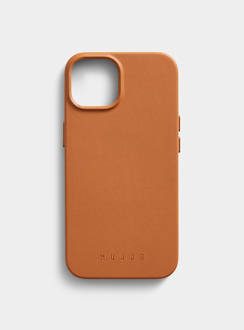 MUJJO Honey Rigid iPhone 13/14/15 leather case for women