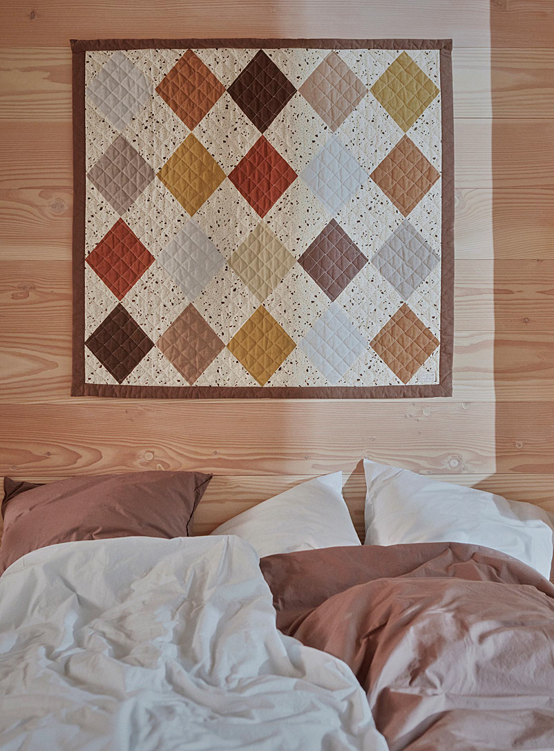 OYOY Living design Assorted Geometric wall quilt