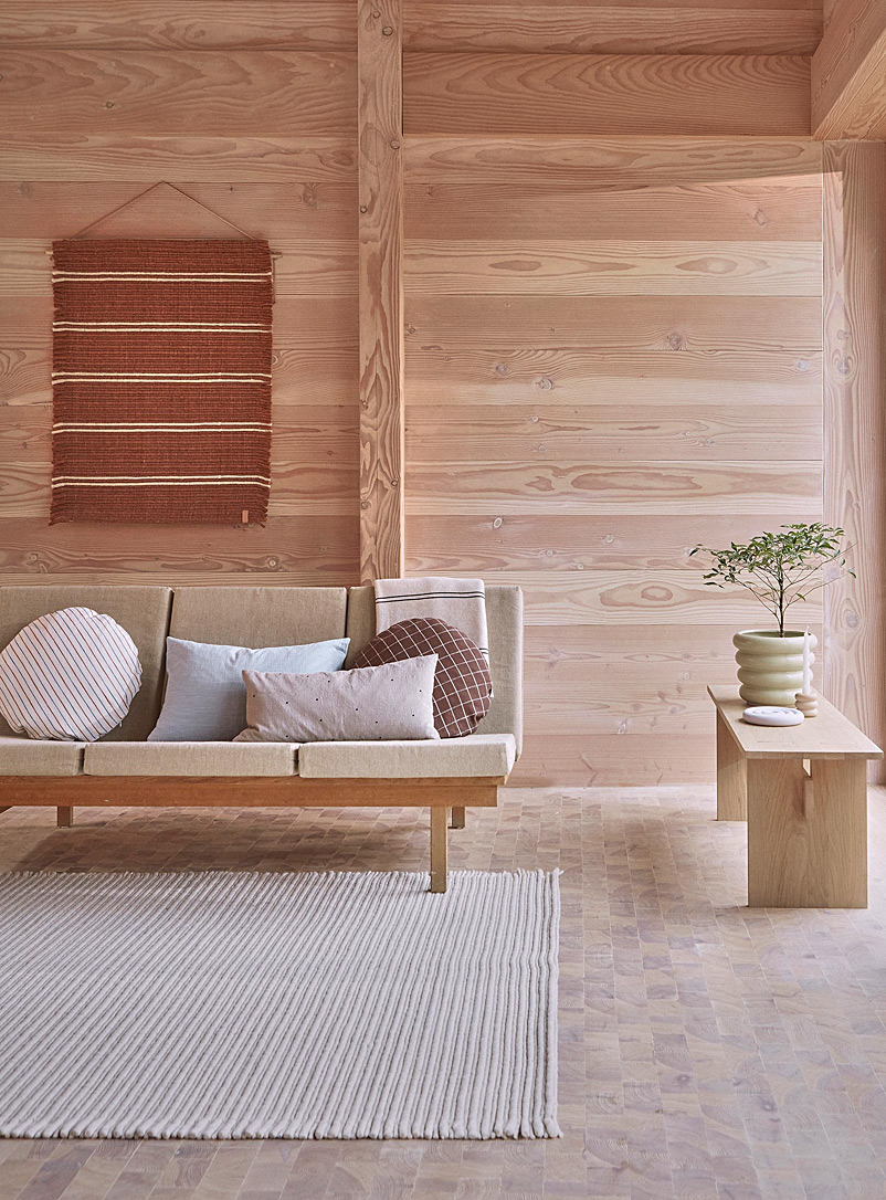 OYOY Living design Honey Contrasting stripes woven wall art