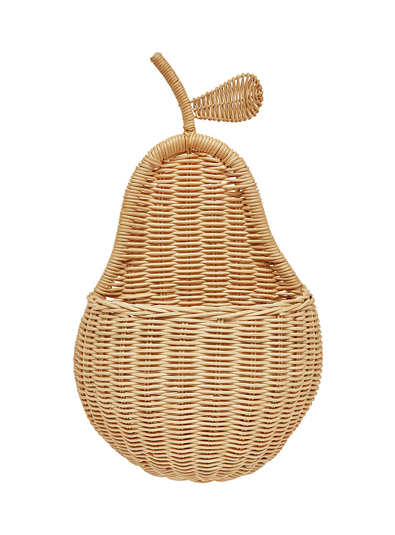 OYOY Living design Assorted Braided pear wall basket