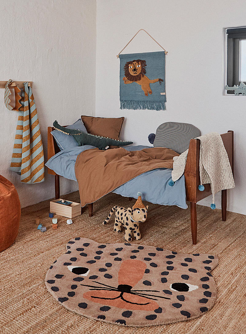 OYOY Living design Assorted Wise leopard rug 84 x 94 cm