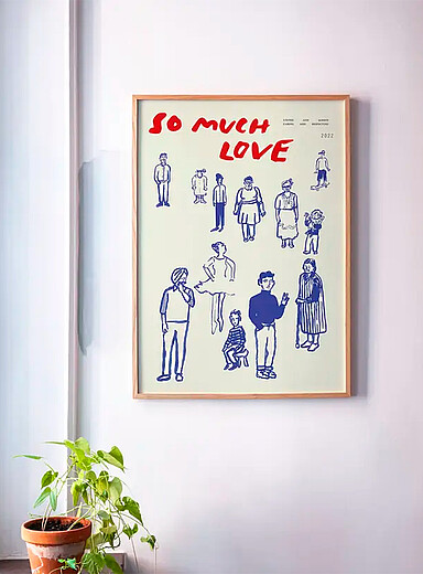 So Much Love art print See available sizes | Paper So Much Love art print See available sizes | Paper