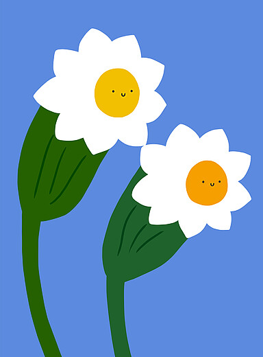 Hi Flower 03 print See available sizes