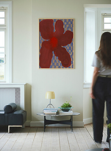 Paper Collective: L'affiche Flowers with Checks 06 Assorti