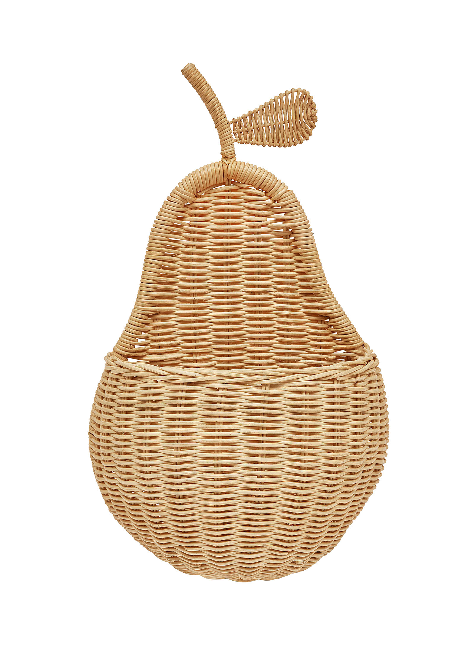 Oyoy Living Design Braided Pear Wall Basket In Assorted