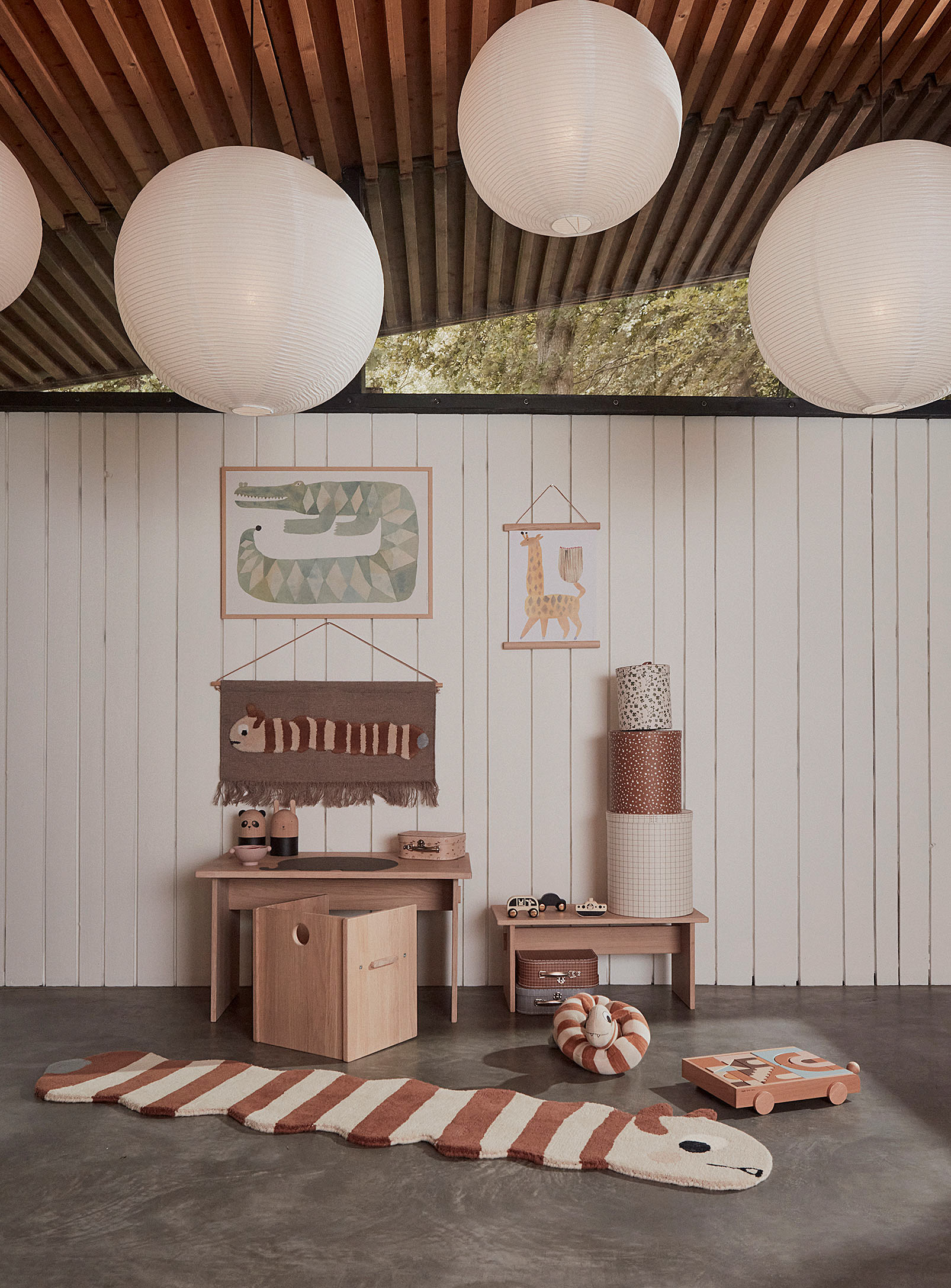 OYOY Living design - Le tapis gentille chenille 180 x 40 cm