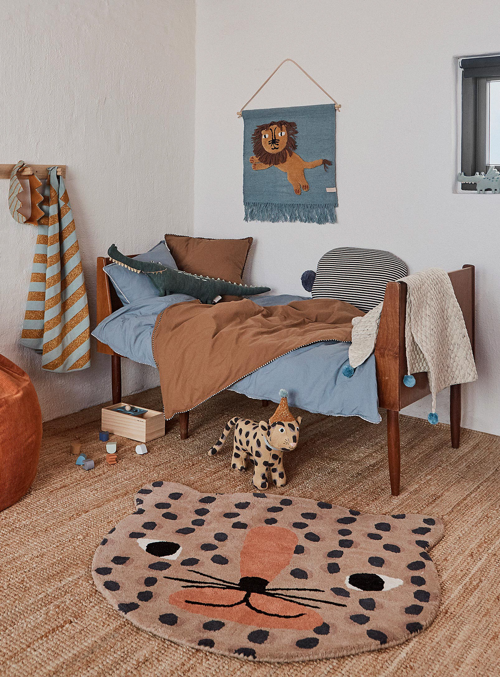 OYOY Living design - Le tapis léopard rusé 84 x 94 cm