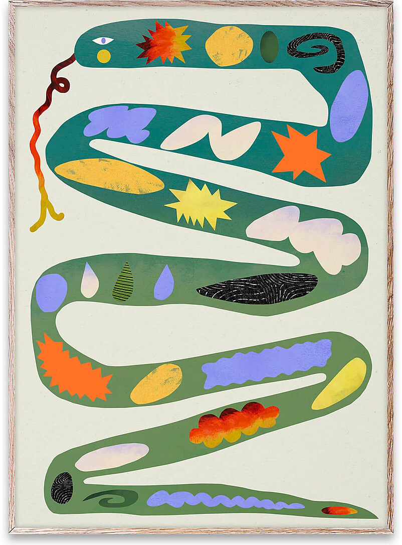 Green Snake art print See available sizes product image 2