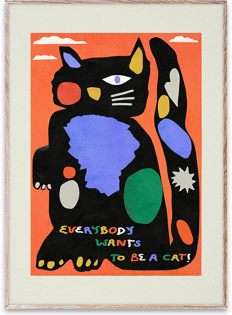 Be A Cat art print See available sizes product image 2