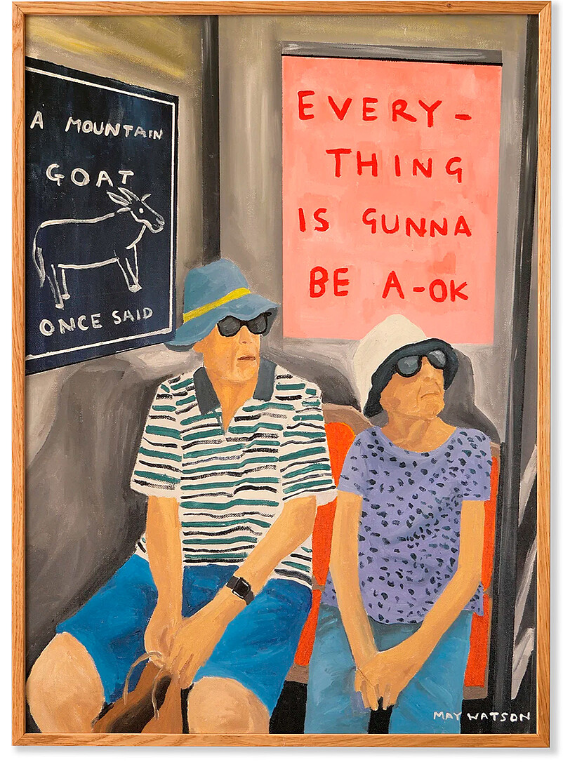 Everything Is Gunna Be OK art print See available sizes product image 2