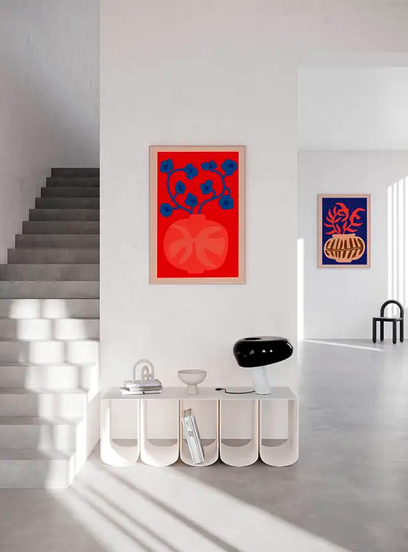 The Red Vase art print See available sizes product image (primary)
