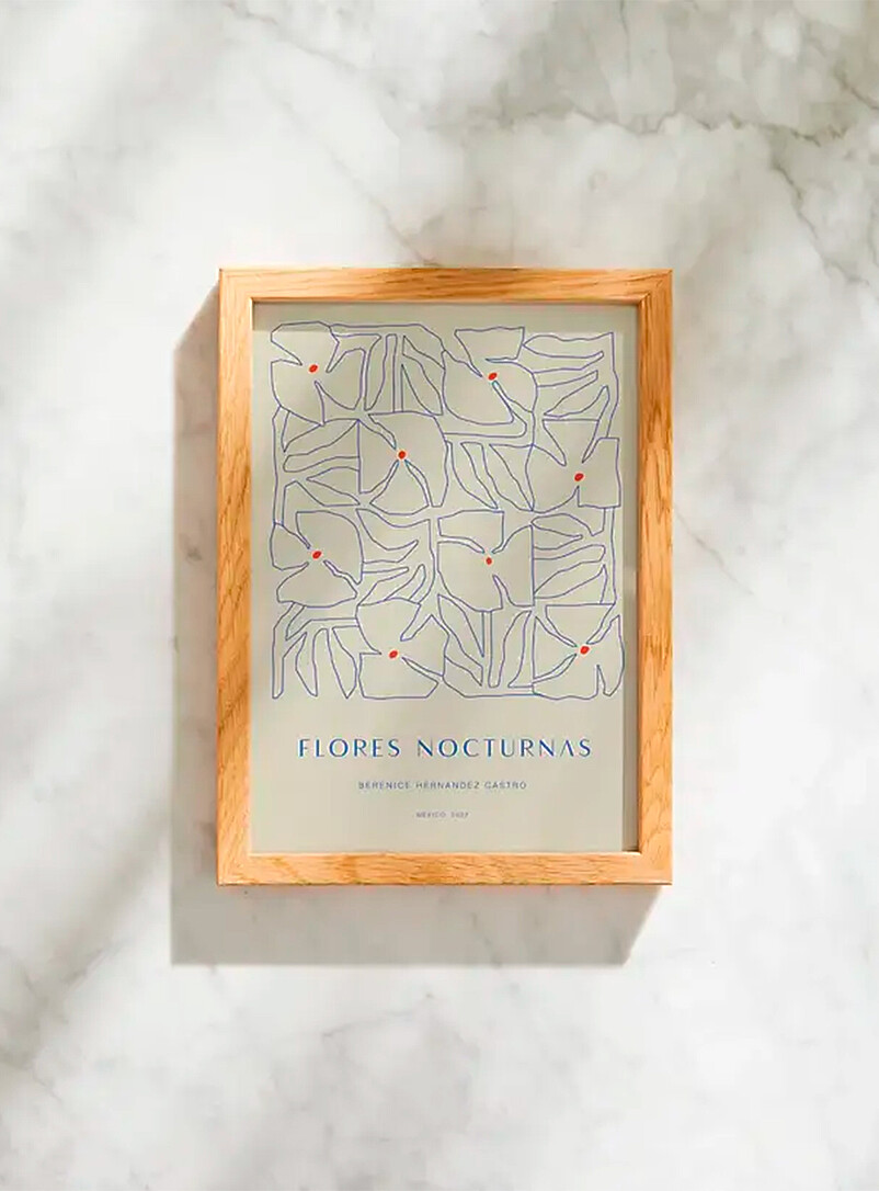 Flores Nocturnas 01 Art Print See Available Sizes