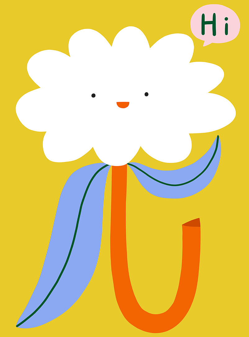 Hi Flower 01 print See available sizes product image 2
