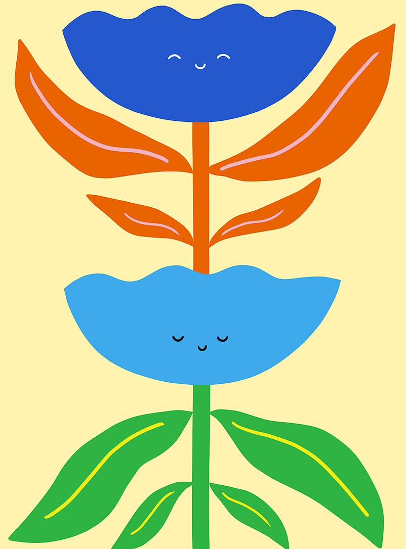 Hi Flower 02 print See available sizes product image 3