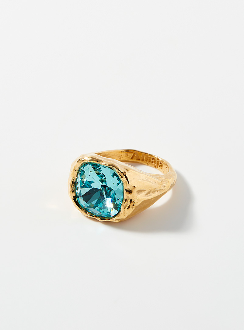 Alhaja Blue Amalfi turquoise ring for women