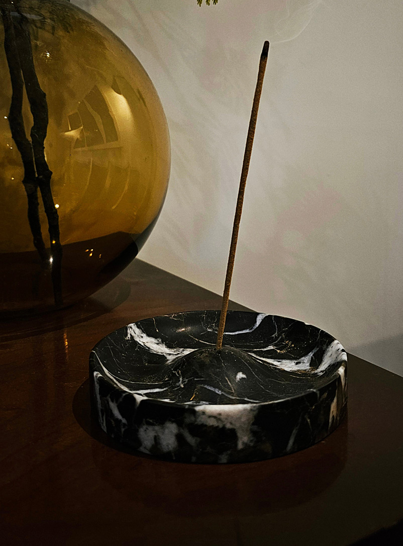 Porto marble incense holder, Morfí Design