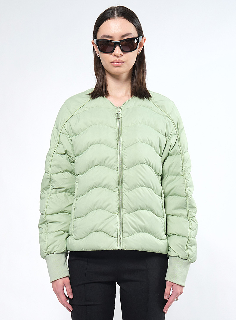 Adhere To Studios Lime Green RE:DOWN quilted down liner Unisex for error