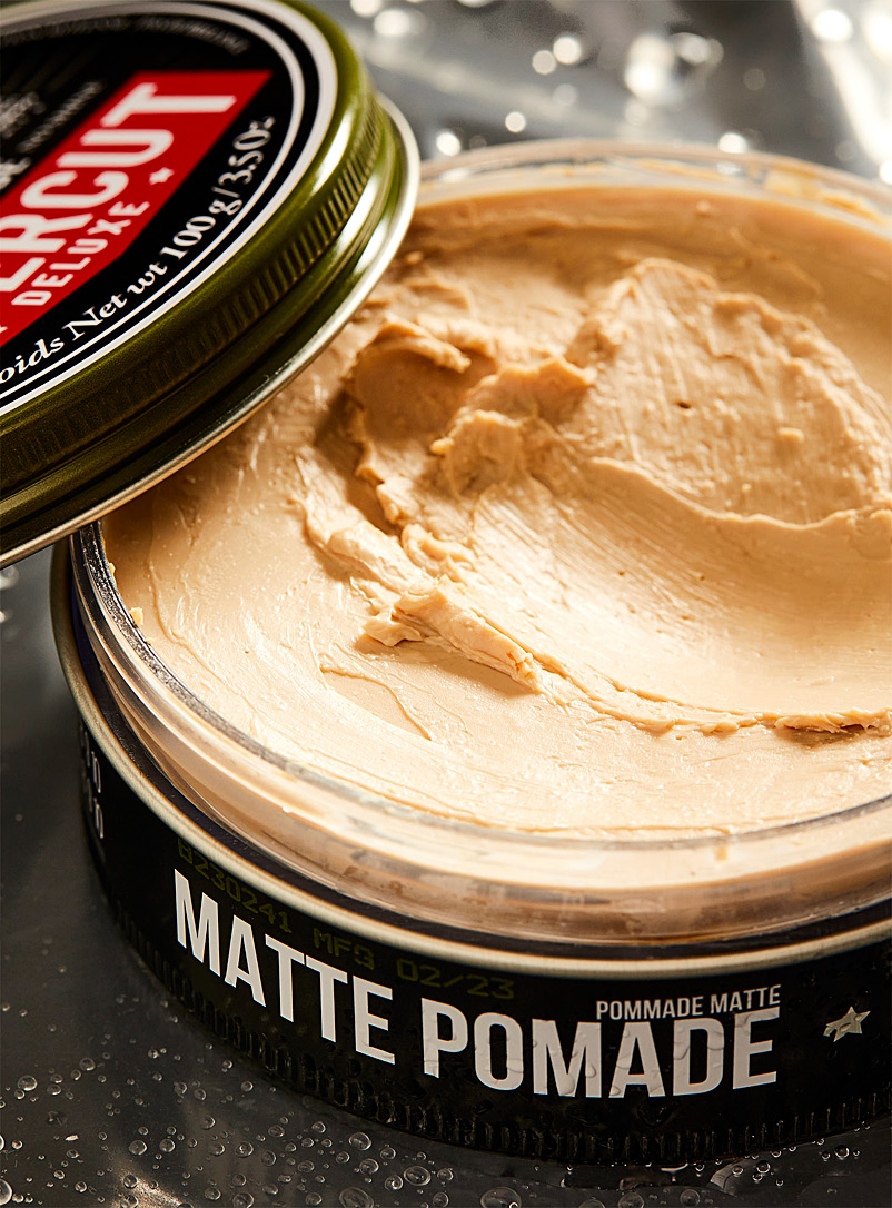 Uppercut Deluxe Patterned Black Matte hair pomade for men