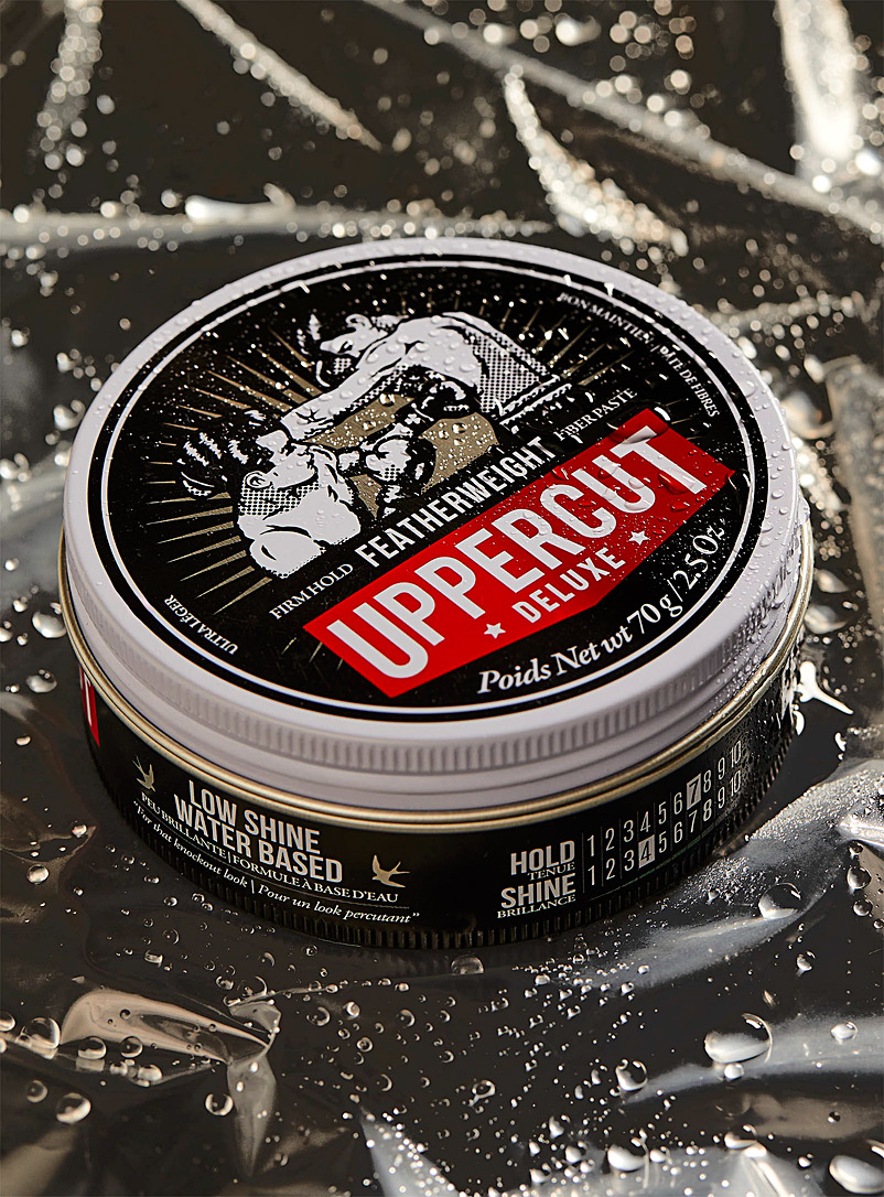 Uppercut Deluxe Patterned Black Featherweight hair paste for men