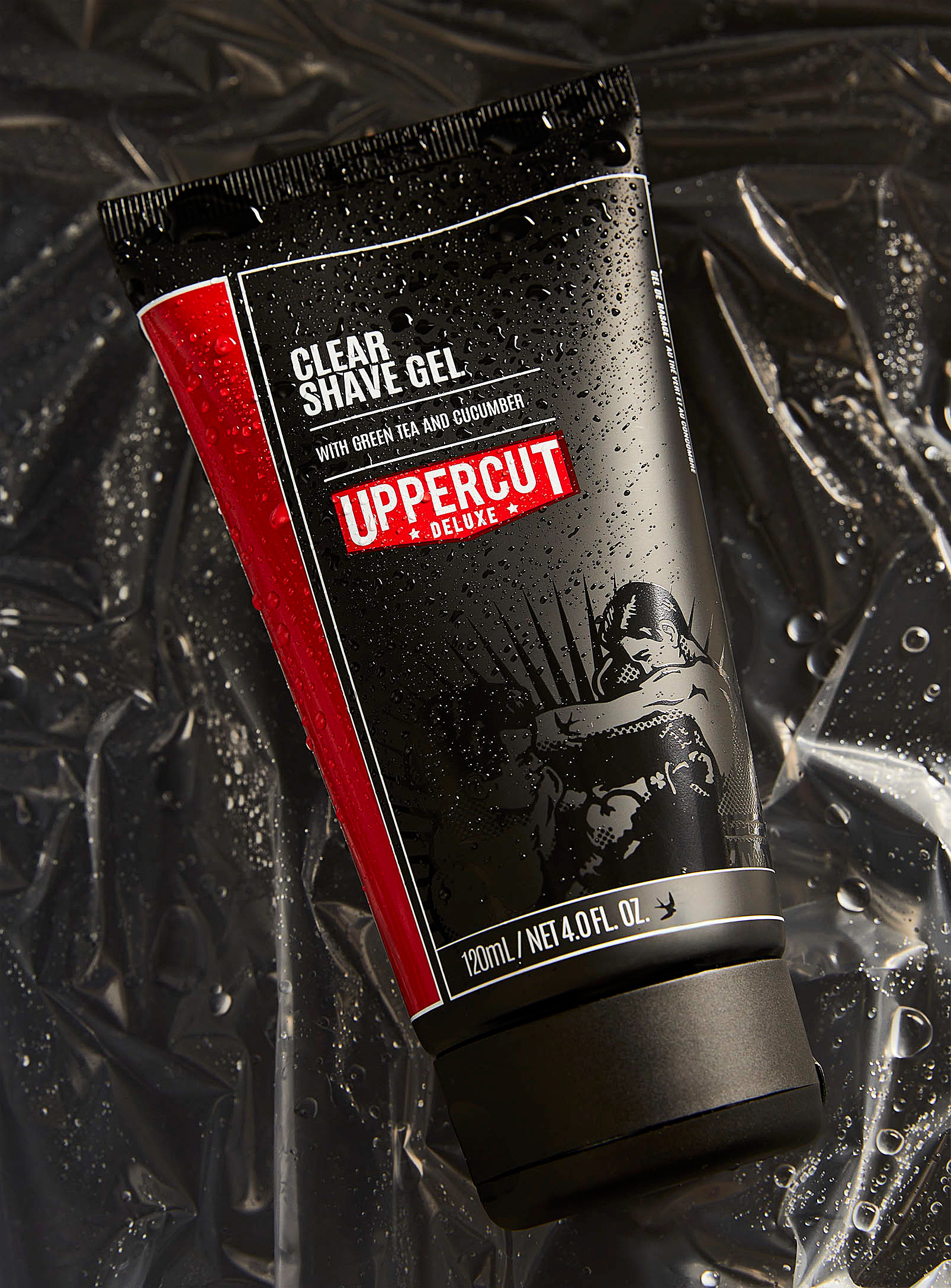 Uppercut Deluxe Refreshing Shave Gel In Patterned Black