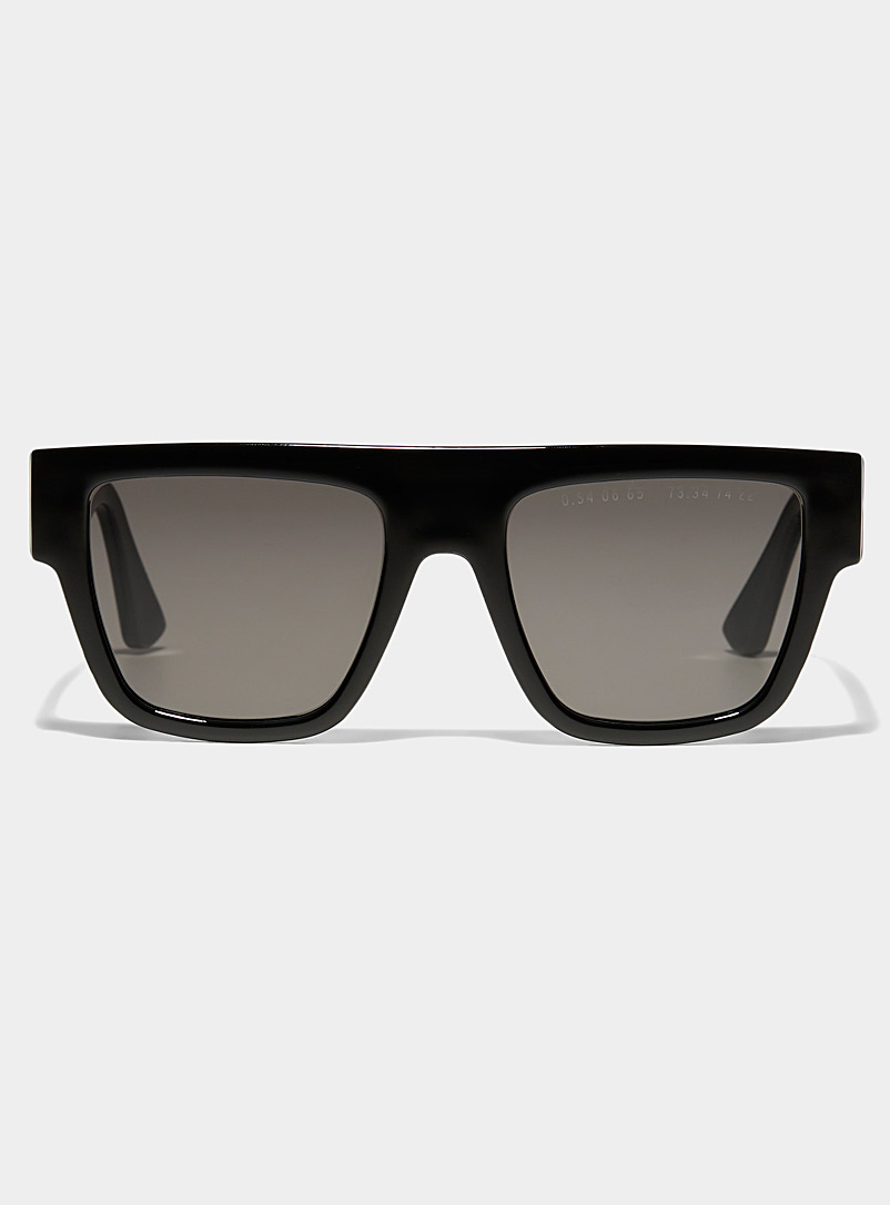 Clean Waves Black Type 01 Deep Space square sunglasses for men