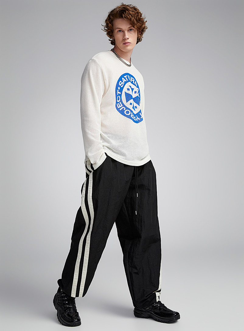 Curved-stripe nylon trackpant Baggy fit, Djab, Shop Men's Joggers &  Jogger Pants