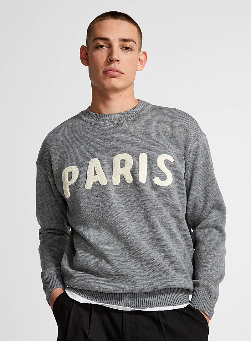 Le 31 Grey Paris sweater for men