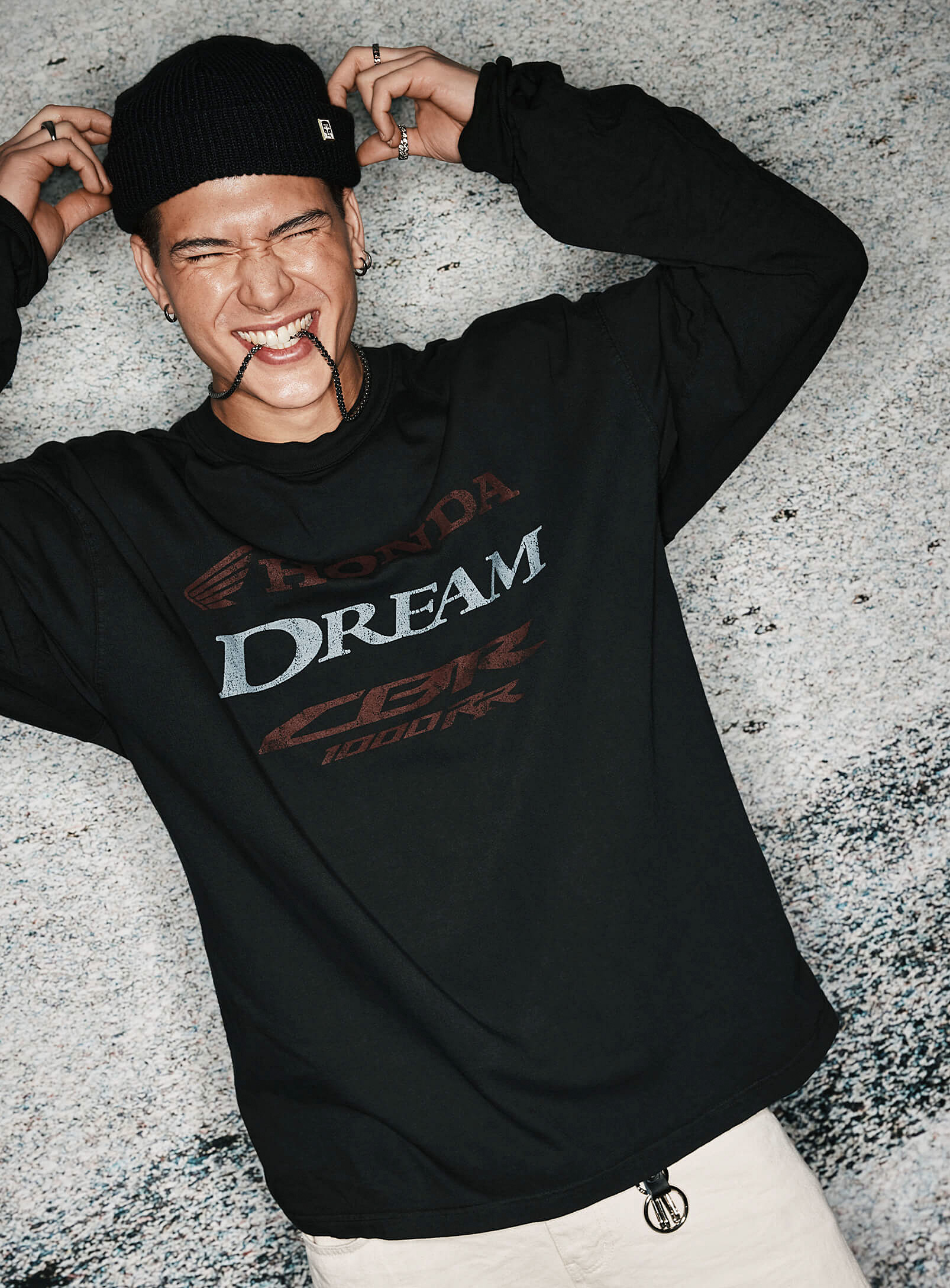 Djab Honda Dream T-shirt In Black