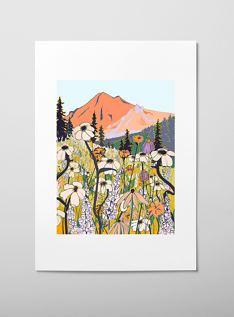 Alpine Flowers art print See available sizes | Lizz Miles Art