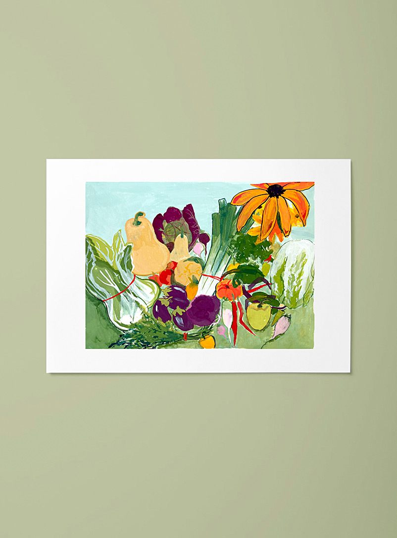 Lizz Miles Art Assorted Farmers market art print See available sizes