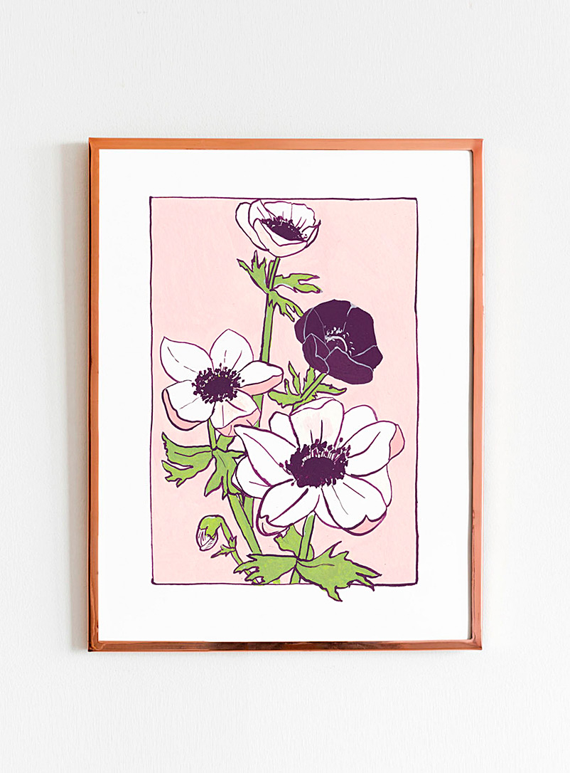 Lizz Miles Art Assorted Anemones art print See available sizes