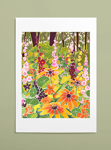 Wildflowers art print See available sizes