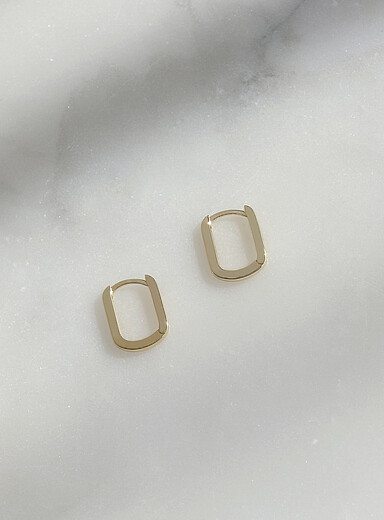 Paperclip earrings
