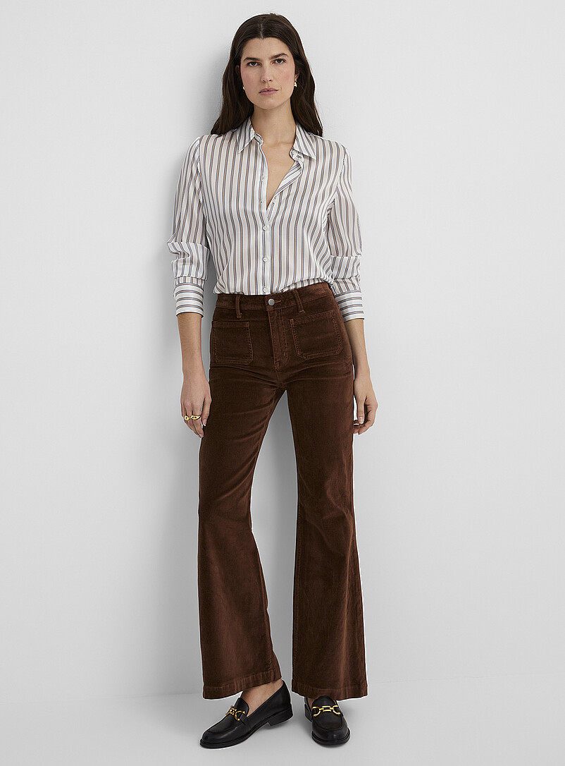 Burda Style Patron De Couture Femme #5751 - Pantalon Large Avec Poches Et Fermoir, Tailles 36-48