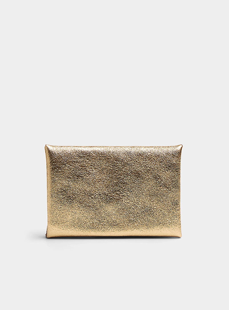 Simons Assorted Metallic bifold wallet for women