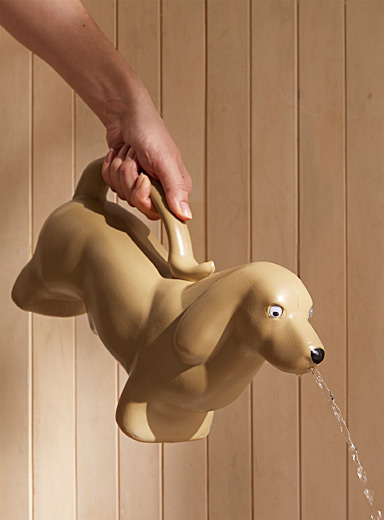 Simons Maison Brown Dachshund watering can