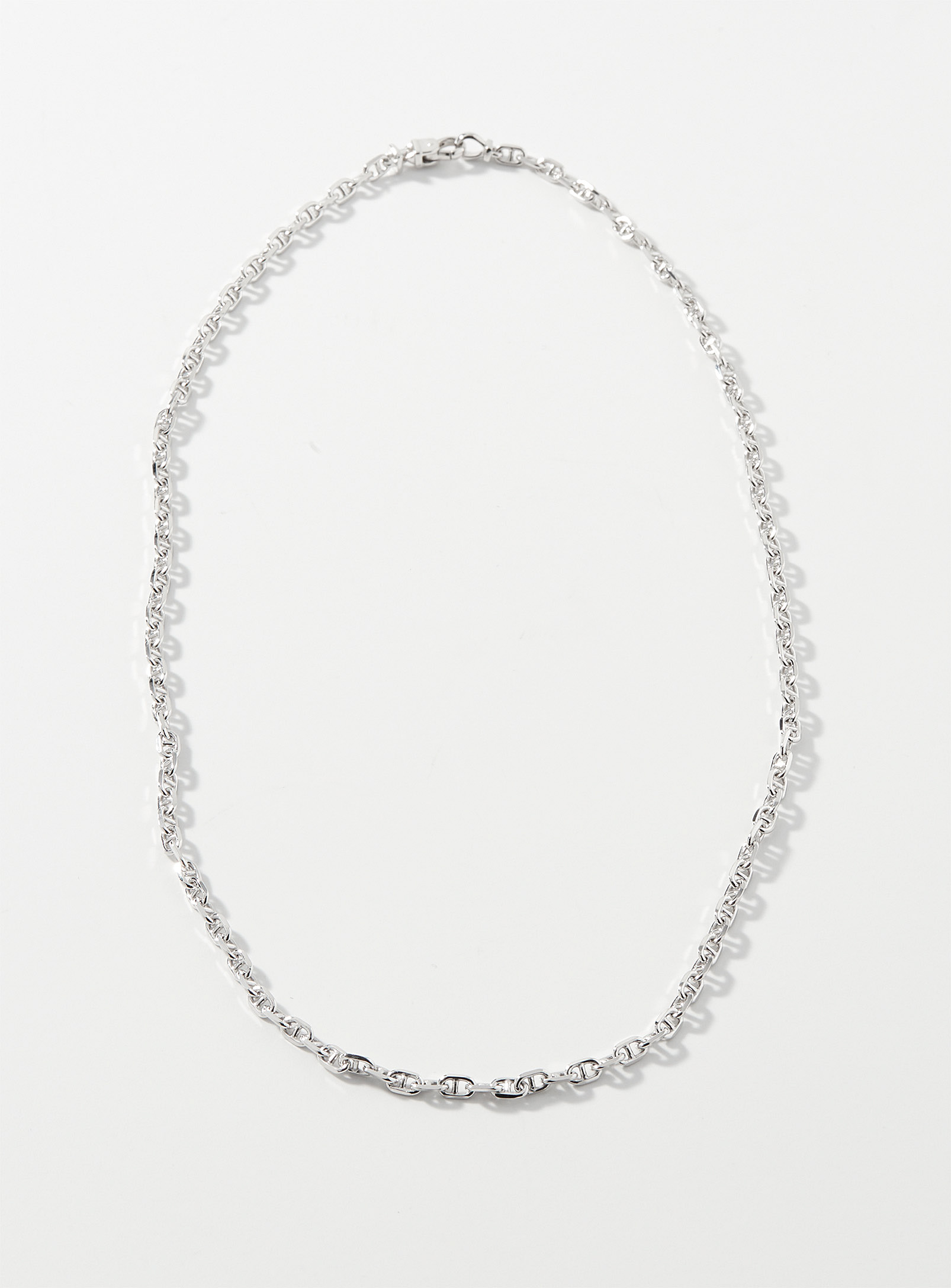 Tom Wood Silver Cable-link Chain Necklace In Metallic