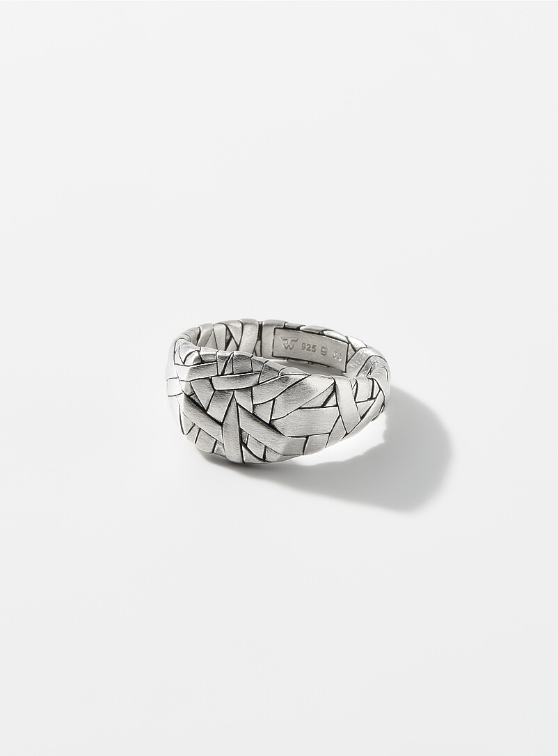 Quilt signet ring product image (primary)