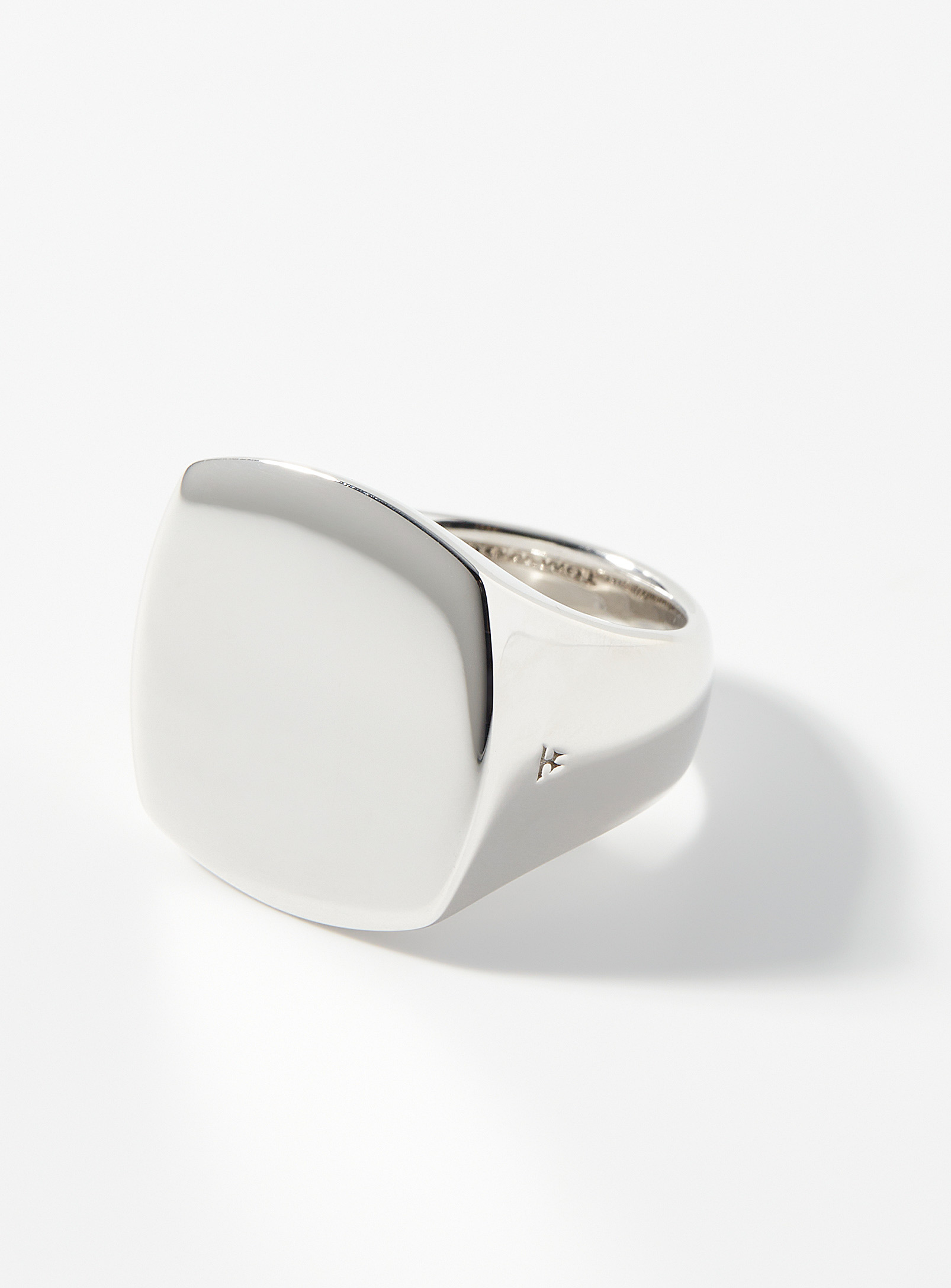 Tom Wood Umi Signet Ring In Silver