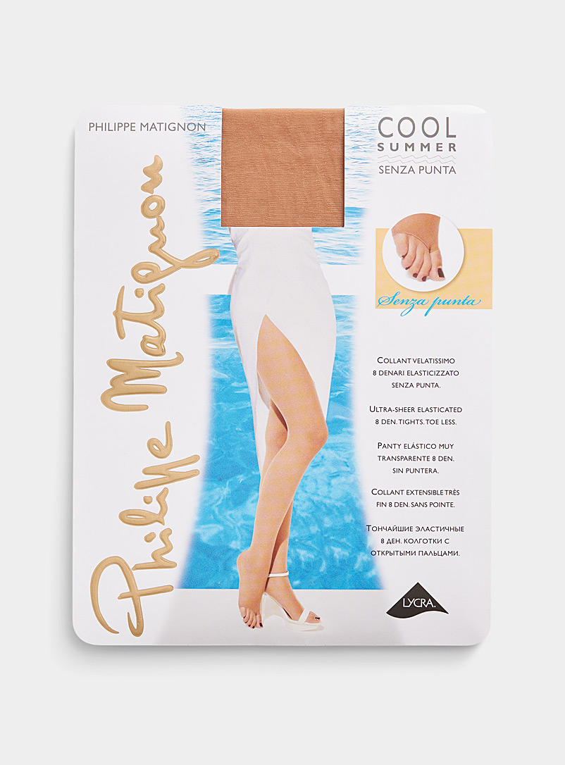 Open-toe pantyhose 8 denier - Ultra-fine product image 2