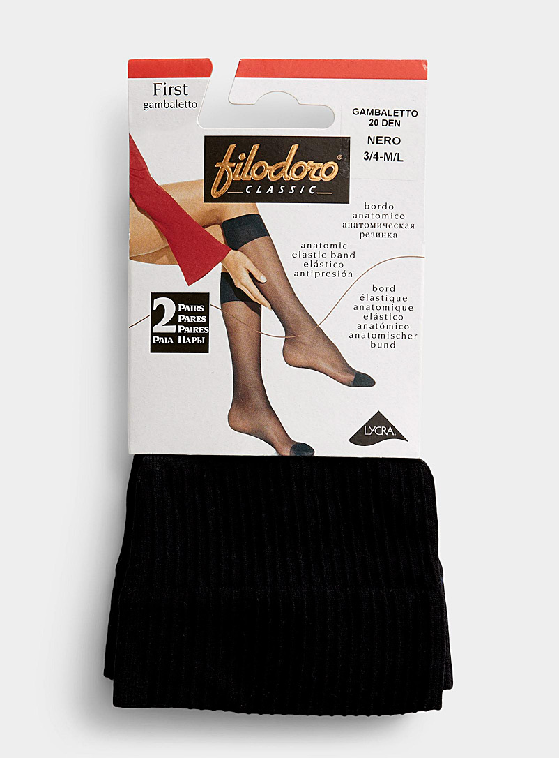 Ribbed band knee-highs 2-pack product image 2