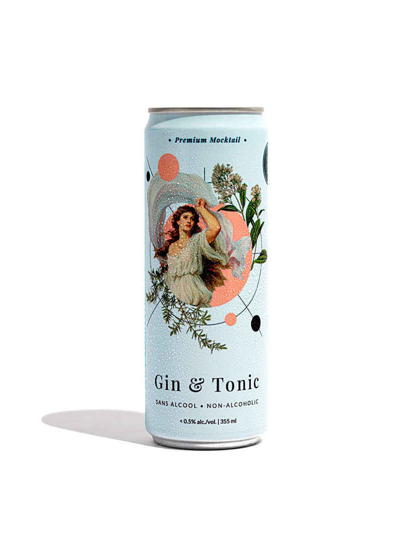 Statera Spirits: Les prêts-à-boire sans alcool gin et tonic Ensemble de 12 canettes Gin et tonic