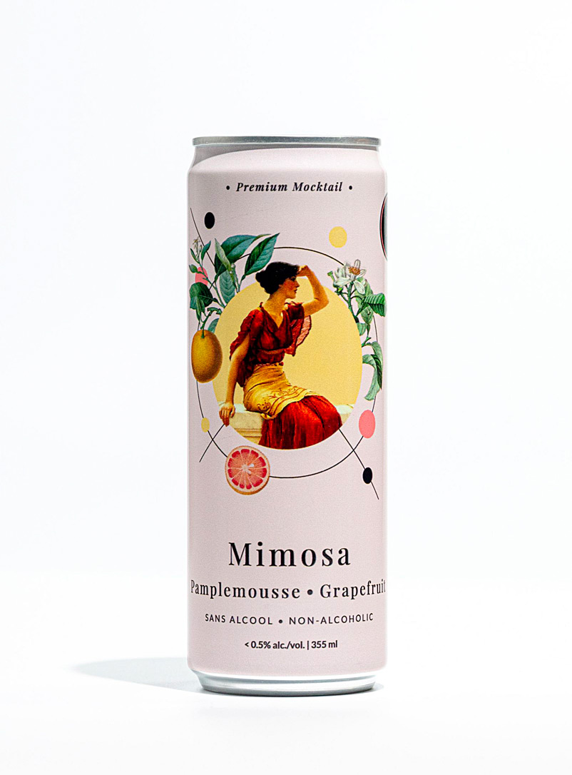 Statera Spirits: Les prêts-à-boire sans alcool mimosa au pamplemousse Ensemble de 12 canettes Mimosa au pamplemousse
