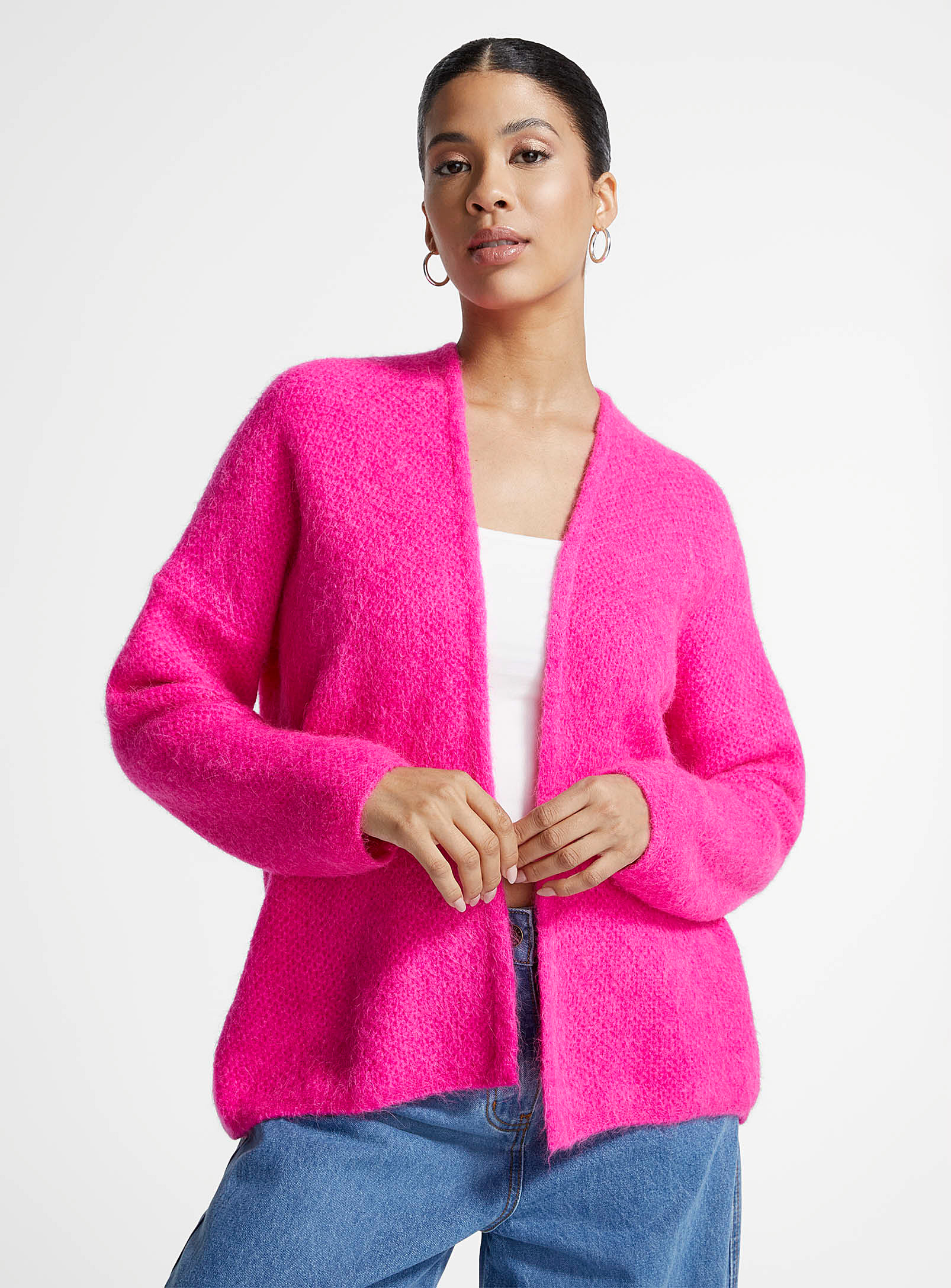 FRNCH - Piper touch of wool colourful Cardigan Sweater